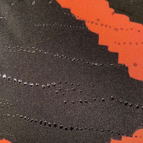 Jamie Sadock Small Golf Tshirt 1/4 Zip-up Geometric Design Embellishment Texture - Picture 6 of 8